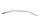 Handlebar 22mm knurled, perforated, offset, motorcycle BMW R 1200 GS K25 0307 R12 04-07