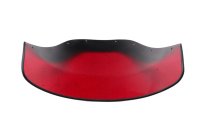 Pare-brise teinté rouge, carénage,...