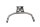 Support de pare-brise, fixation sur barre avant BMW R 1200 GS K25 0307 R12 04-07