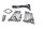 Sylinterikannen ruuvisarja venttiilikoppa BMW R 1200 GS DOHC R12 K25 0450 10-12