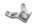 Fodstøttebeslag monteringsplade bagi venstre passager KTM Duke 690 690DUKE/14 14-15