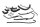 Coolant hose set, line clamps Kawasaki ZX-9R ZX900B 94-97