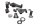 Tankfästesats, skruvpunkter, gummidelar BMW R 1200 GS K25 0307 R12 04-07