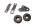Engine mount screw set, frame mounting Kawasaki ZR 7S ZR750F H 01-04