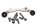 Contactslotset, brandstoftankslot, stuurslot KTM Duke 690 690DUKE/12 12-13