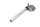 Right handlebar stub, 22mm clip-on clamp Kawasaki ZX-9R ZX900B 94-97
