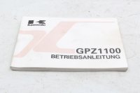Betjeningsvejledning, manual, brugermanual Kawasaki GPz 1100 ZXT10E/E 95-98