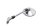 Left-hand round rearview mirror for handlebar mounting Suzuki GSX 1200 Inazuma A3 98-02