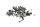 Engine bolt set, engine block bolts Kawasaki ZX-7R ZX750P 96-03