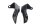 Handbeschermers (paar, links en rechts, zwart, stuur) BMW R 1200 GS K25 0307 R12 04-07