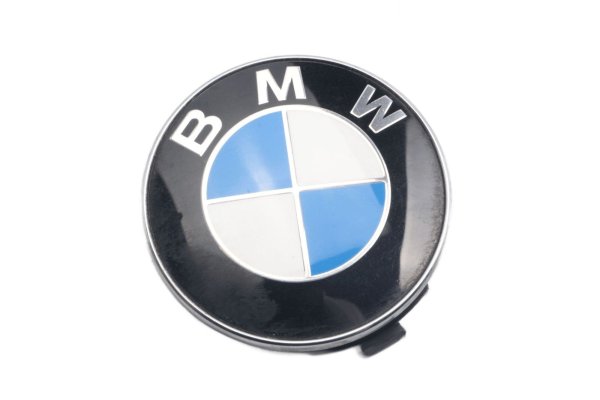 Couverture ronde pour emblème, logo, bleu, blanc et noir BMW R 1200 GS K25 0307 R12 04-07