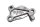 Oil pump chain tensioner guide seal BMW R 1200 GS DOHC R12 K25 0450 10-12