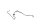 Bremseledning, hydraulikslange, føringsrør KTM Duke 690 690DUKE/14 14-15
