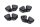 Clutch damper rubbers, drive rubber, rear wheel Kawasaki ZX-9R ZX900B 94-97