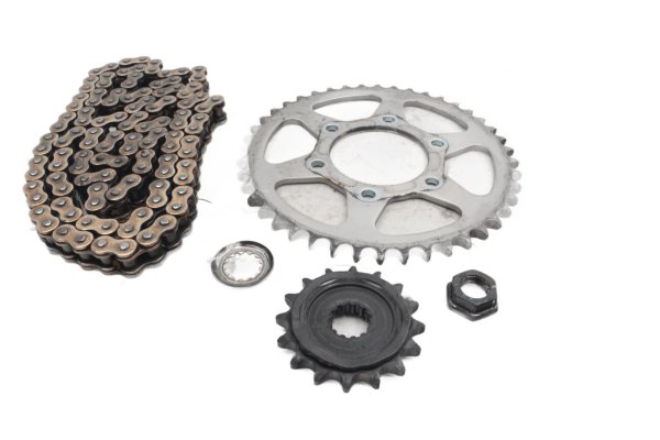 Chain kit, sprocket, chainring, drive set, complete set Kawasaki ZX-9R ZX900B 94-97