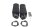 Repose-pieds passager arrière, pédales en caoutchouc BMW R 1200 GS K25 0307 R12 04-07