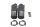 Repose-pieds passager arrière, pédales en caoutchouc BMW R 1200 GS K25 0307 R12 04-07