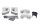Kit de elevadores de manillar con abrazaderas BMW R 1200 GS DOHC R12 K25 0450 10-12