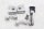 Kit de elevadores de manillar con abrazaderas BMW R 1200 GS DOHC R12 K25 0450 10-12
