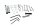 Sac à outils, outils de bord, clé Kawasaki ZR 7S ZR750F H 01-04