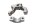 Support de protège-main droit, fixation de guidon KTM Duke 690 690DUKE/12 12-13