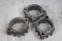 Clamp brackets for exhaust headers Honda CBX 550 F PC04 82-85