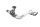 Takajarruvipu, jalkajarru, jarrupoljin BMW R 1200 GS DOHC R12 K25 0450 10-12