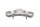 Top fork bridge, steering head clamp, chassis KTM Duke 690 690DUKE/14 14-15