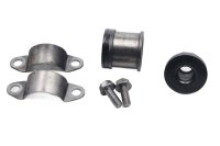 Exhaust bracket set, clamp, rubber bushing, mounting...