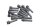 Set di viti per coperchio motore, esagono anteriore BMW R 1200 GS DOHC R12 K25 0450 10-12