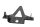 Kennzeichenhalter Metall schwarz Halteplatte KTM Duke 690 690DUKE/12 12-13
