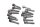 Motordekselschroevenset voorste zeskant Torx BMW R 1200 GS K25 0307 R12 04-07