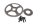 Kettingblad, rondsel, aandrijfset BMW R 1200 GS K25 0307 R12 04-07