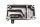 Aansluiting van de carterventilatiekap Suzuki GSX 1200 Inazuma A3 98-02