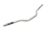 Guidon incurvé en aluminium de 22 mm avec moletage...