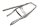 Bevestigingspunten achterframe achterste steunpoot BMW K 1200 R K12R K43 0584 05-08
