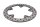 Bremsscheibe gelocht hinten gelochte Scheibe BMW R 1200 GS K25 0307 R12 04-07
