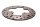Bremsscheibe hinten gelocht rund Belüftung Bremsen Kawasaki ZR 7S ZR750F H 01-04