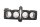 Cylinderbank, cylinderfoder, kylflänsar, oljekanal Suzuki GSX 1200 Inazuma A3 98-02
