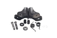 Front left and right footrests with rubber pads BMW R 1200 GS DOHC R12 K25 0450 10-12