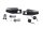 Front left and right footrests with rubber pads BMW R 1200 GS DOHC R12 K25 0450 10-12