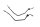 ABS-bromsledningar fram, hydraulledningar BMW R 1200 GS K25 0307 R12 04-07