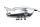 Avgasvärmesköldskydd värmeskydd BMW R 1100 GS 259 0409 93-99