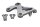 fotstödsmontering bakre högra fotstöd Kawasaki ZX-9R ZX900B 94-97