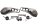 Forreste fodstøttesæt, pedalpuder til føreren BMW R 1200 GS K25 0307 R12 04-07