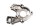 Oliepumpe komplet indvendige dele, dæksel, gearsæt BMW R 1200 GS K25 0307 R12 04-07