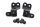 Fairing bracket pair front left right bracket Kawasaki ZX-9R ZX900B 94-97