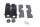 Sitzbankhalter Aufnahme Set hinten BMW R 1200 GS DOHC R12 K25 0450 10-12