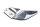 Front right footrest bracket, chrome mounting plate Suzuki GSX 1200 Inazuma A3 98-02