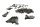 Screw set for fairing and frame mounting Kawasaki ZR 7S ZR750F H 01-04